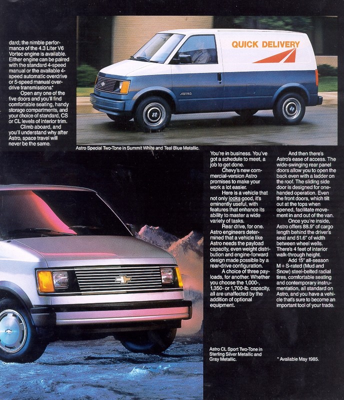 1985 Chevrolet Trucks Brochure Page 9